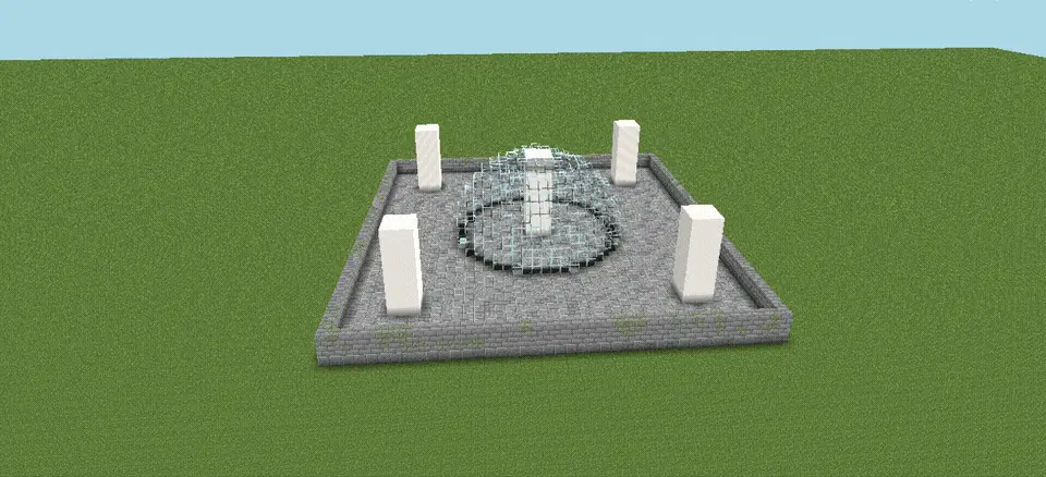 Quartz pillars: the test plaza after /cyl quartz_pillar 1 9